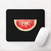Tapis De Souris Pastèque Été Aquarelle Fruit Tranches Juteux (Avec souris)