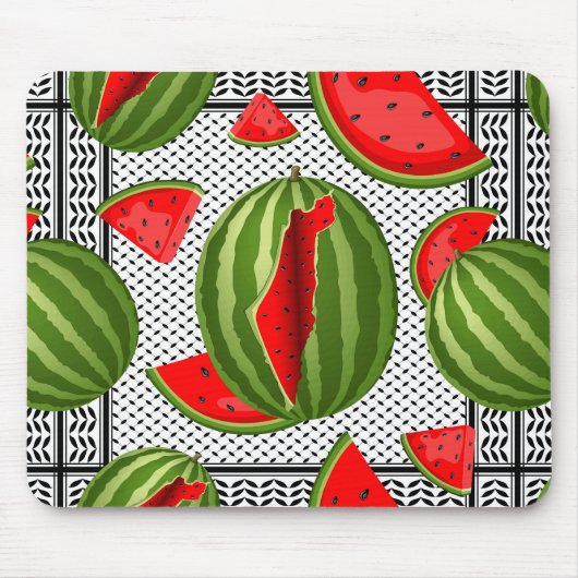 Tapis De Souris Pastèque Palestine - Slice (Devant)