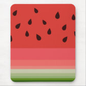 Tapis De Souris Pastèque Ripe Juicy Délicieux Avec Conception De G (Devant)