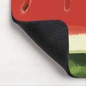 Tapis De Souris Pastèque rouge vif Mousepad (Coin)