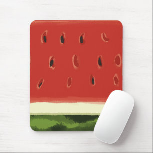 Tapis De Souris Pastèque rouge vif Mousepad