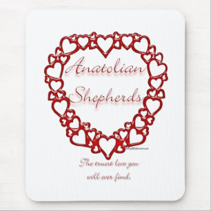 Tapis De Souris Pasteur anatolien Véritable Amour