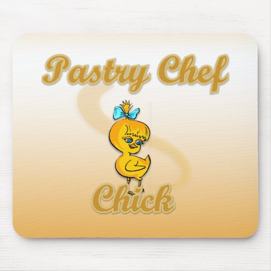 Tapis De Souris Pastry Chef Chick (Devant)