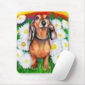 Tapis De Souris Patch Dachshund Daisy (Avec souris)