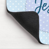 Tapis De Souris Patch de colibri sur Pois (Coin)