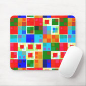 Tapis De Souris Patchwork De Couleur (Avec souris)