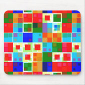 Tapis De Souris Patchwork De Couleur (Devant)