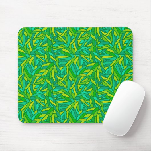 Tapis De Souris Patchwork de Leaves (Avec souris)