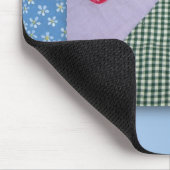 Tapis De Souris Patchwork Quilé Mousepad (Coin)