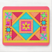 Tapis De Souris Patchwork Quilt Art Mousepad (Devant)