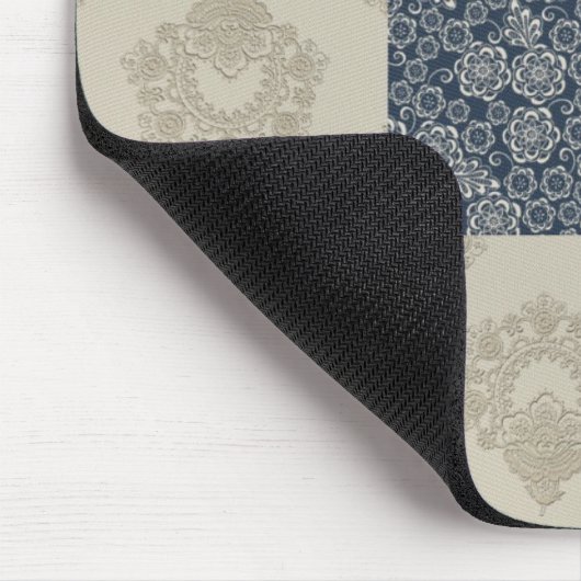 Tapis De Souris Patchwork Quilt Mousepad (Coin)