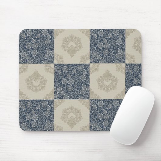 Tapis De Souris Patchwork Quilt Mousepad (Avec souris)