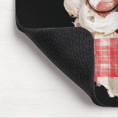 Tapis De Souris Patchwork Santa Claus Face Preppy Girly Christmas (Coin)