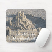 Tapis De Souris Pâté de sable Mousepad (Avec souris)