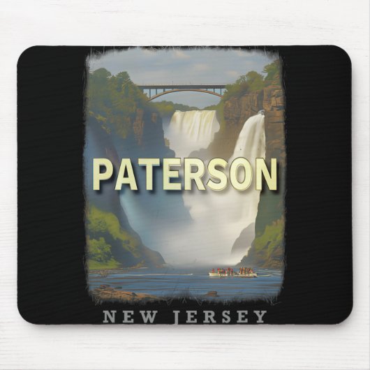 Tapis De Souris Paterson New Jersey Nj Waterfall Wonderland Sd617 (Devant)