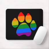 Tapis De Souris Pâtes arc-en-ciel Mousepad (Avec souris)