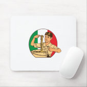 Tapis De Souris Pâtes italiennes (Avec souris)