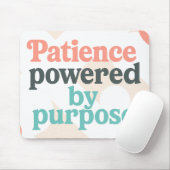 Tapis De Souris Patience powered by purpose | Funny Teacher (Avec souris)