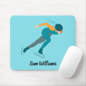Tapis De Souris Patinage de vitesse (Avec souris)