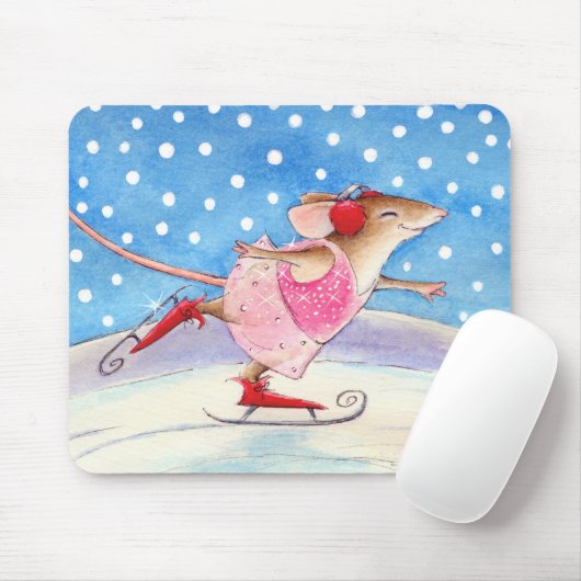 Tapis De Souris Patinage souris mousepad (Avec souris)