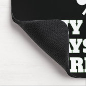 Tapis De Souris Patricks Day Kiss Me Funny Dna Test Irlandais (Coin)