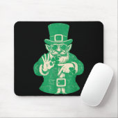 Tapis De Souris Patricks Day, Leprechauns Funny 6 Meme Gift Men, W (Avec souris)