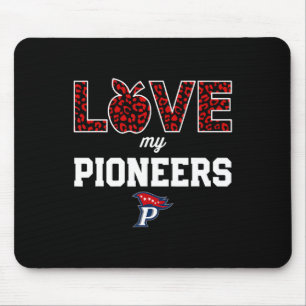 Tapis De Souris Patriot Pioneers Logo Aimer Mon Équipe A