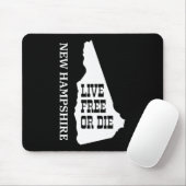 Tapis De Souris Patriot Quote New Hampshire Motto Souvenir State P (Avec souris)