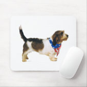 Tapis De Souris Patriotic Petit Basset Griffon (Avec souris)