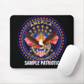 Tapis De Souris Patriotique (Avec souris)