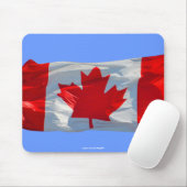 Tapis De Souris Patriotique canadien des DRAPEAUX Mousepad (Avec souris)