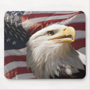Tapis de souris patriotique d'Eagle