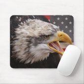Tapis de souris patriotique d'image d'Eagle (Avec souris)