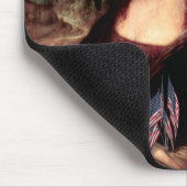 Tapis De Souris Patriotique Mona Lisa - Fête de l'Indépendance (Coin)