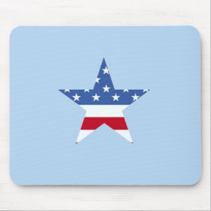 Tapis De Souris Patriotique Star Souris