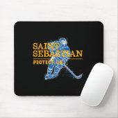 Tapis De Souris Patron De Hockey Saint-Sébastien Saint-Étienne (Avec souris)
