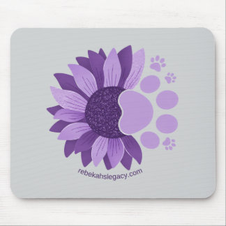 Tapis de souris Patte de Tournesol Lavande Héritag