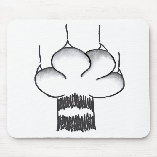 Tapis De Souris Patte pour le mousepad (Devant)