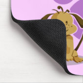 Tapis De Souris Patte pourpre de chiot (Coin)