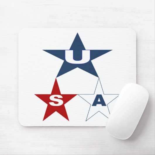 Tapis de souris  Pattern  USA (Avec souris)