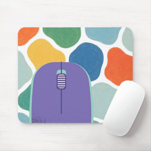 Tapis De Souris Patterned Mouse Pad  (Avec souris)