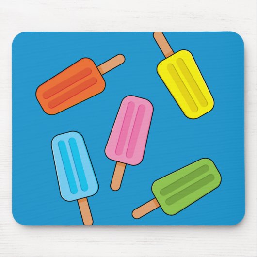 Tapis De Souris Patters de Popsicles (Devant)