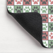 Tapis De Souris Patters de Red and Green (Coin)