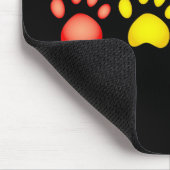 Tapis De Souris Pattes colorées (Coin)