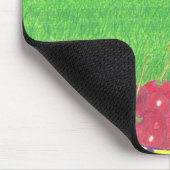 Tapis De Souris Pattes de chien et cerise (Coin)
