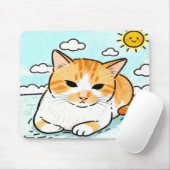 Tapis De Souris Pattes & Étang le matin (Avec souris)