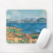 Tapis De Souris Paul Cezanne - Baie de Marseille, vue d'Estaque (Avec souris)