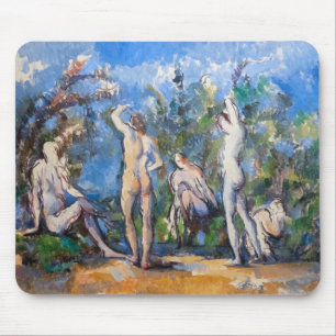 Tapis De Souris Paul Cezanne - Cinq Baigneurs