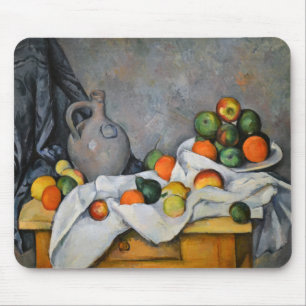 Tapis De Souris Paul Cezanne - Rideau, Cruchon et Compotier