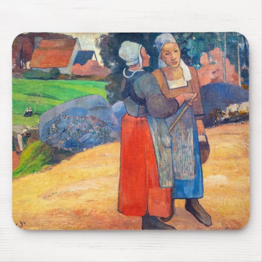 Tapis De Souris Paul Gauguin - Paysannes Bretonnes (Devant)